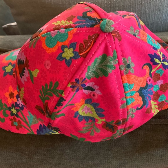 Johnny Was Pink Floral Kids Hat - Picture 8 of 9